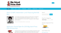 Desktop Screenshot of bigislandpressclub.org