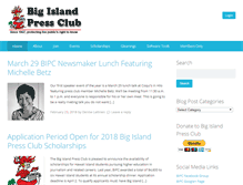 Tablet Screenshot of bigislandpressclub.org